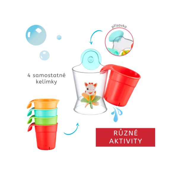VULLI KELÍMKY DO VANY ŽIRAFA SOPHIE - HRAČKY DO VANY - PRO DĚTI