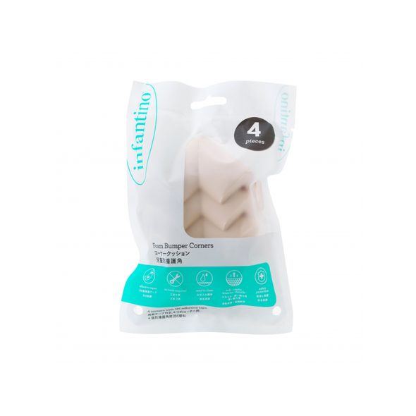 INFANTINO OCHRANA ROHŮ PĚNOVÁ 4 KS - BEZPEČNOST DĚTÍ V DOMÁCNOSTI - KOUPÁNÍ A ZDRAVÍ