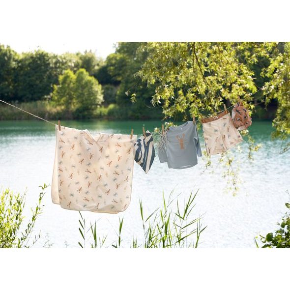 LÄSSIG SPLASH BOARDIE SHORTS PEBBLES MULTICOLOR/MILKY - KOJENECKÉ PLAVKY - KOUPÁNÍ A ZDRAVÍ