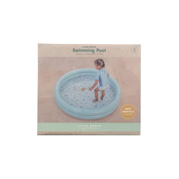 LITTLE DUTCH NAFUKOVACÍ BAZÉNEK 150 CM OCEAN DREAMS BLUE - PÍSKOVIŠTĚ A BAZÉNKY - PRO DĚTI