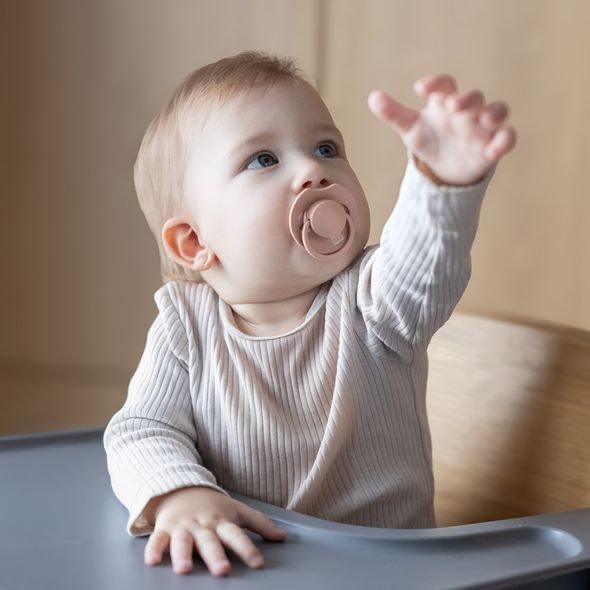 LOVI DUDLÍK SVÍTÍCÍ SILIKONOVÝ DYNAMICKÝ PRIME 6-18M 2KS IVORY/BLUSH - ŠIDÍTKA A DOPLŇKY - KRMENÍ