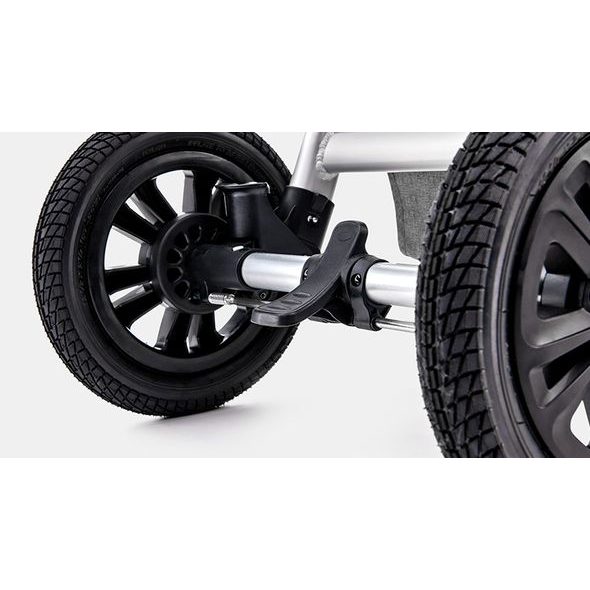 KINDERKRAFT VEO 2V1 BLACK/GREY - DVOJKOMBINACE - KOČÁRKY A PŘÍSLUŠENSTVÍ