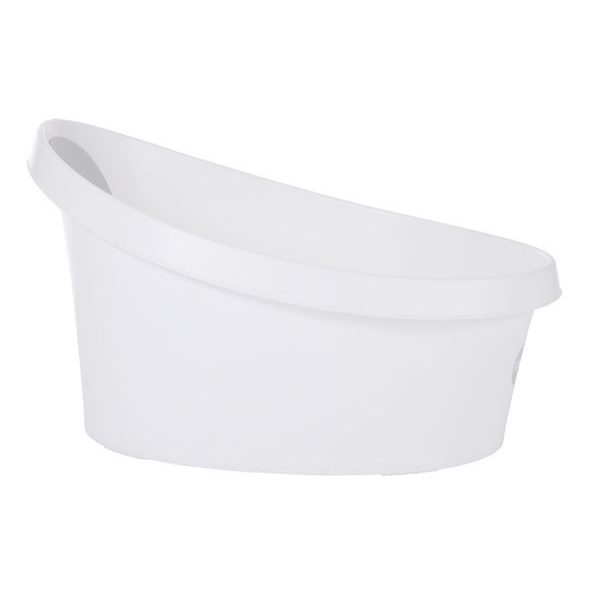 SHNUGGLE VANIČKA TODDLER BÍLÁ SE SVĚTLE ŠEDOU - VANIČKY PLASTOVÉ - KOUPÁNÍ A ZDRAVÍ