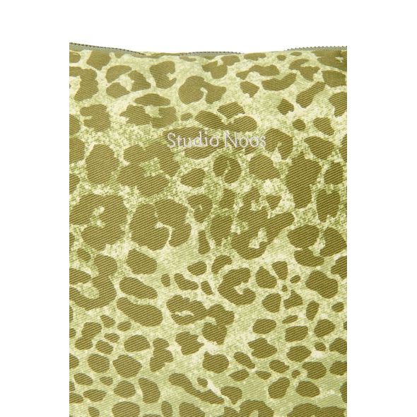 STUDIO NOOS COTTON DIAPER BAG PŘEBALOVACÍ TAŠKA GREEN LEOPARD - PŘEBALOVACÍ TAŠKY - KOČÁRKY A PŘÍSLUŠENSTVÍ
