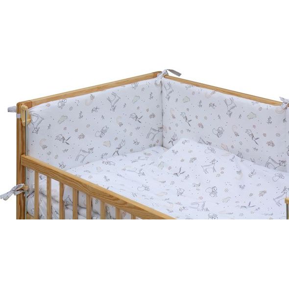 SCARLETT DĚTSKÁ POSTÝLKA S KOMPLETNÍ VÝBAVOU SCARLETT 120 X 60 CM - LUKA - DŘEVĚNÉ POSTÝLKY - SPINKÁNÍ