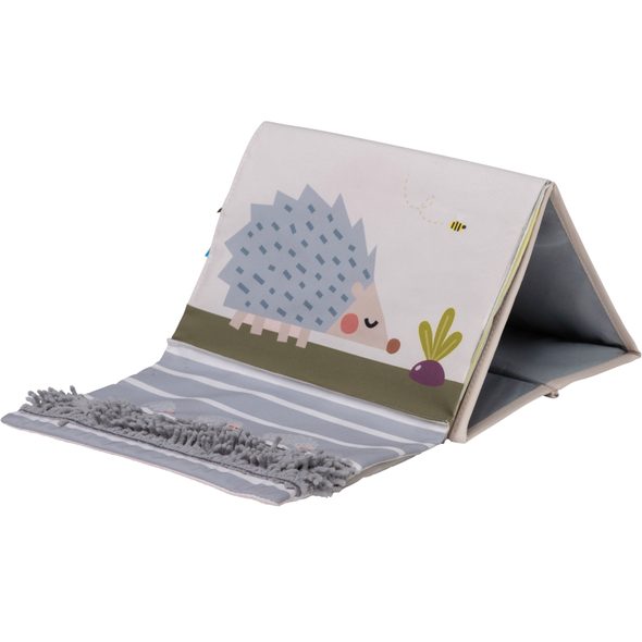 TAF TOYS KNÍŽKA PRO HRU NA BŘÍŠKU SENSORY BOOK - KNÍŽKY PRO NEJMENŠÍ - PRO DĚTI