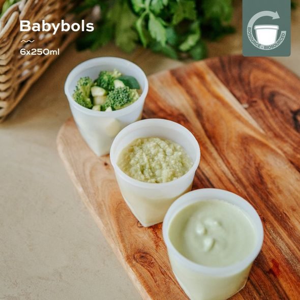 BABYMOOV MISKY S VÍČKY BIO 6X 250ML - MISKY, TALÍŘKY A PODLOŽKY - KRMENÍ