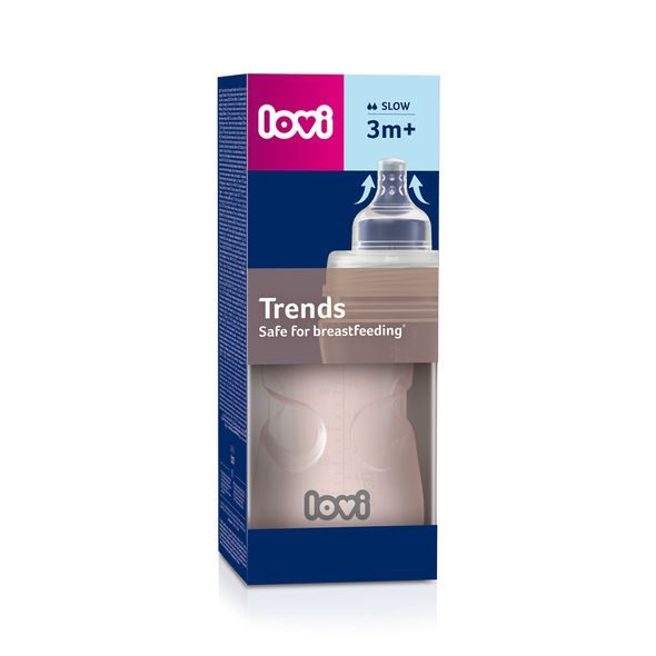 LOVI LAHEV TRENDS 250ML RŮŽOVÁ - KOJENECKÉ LAHVE - KRMENÍ