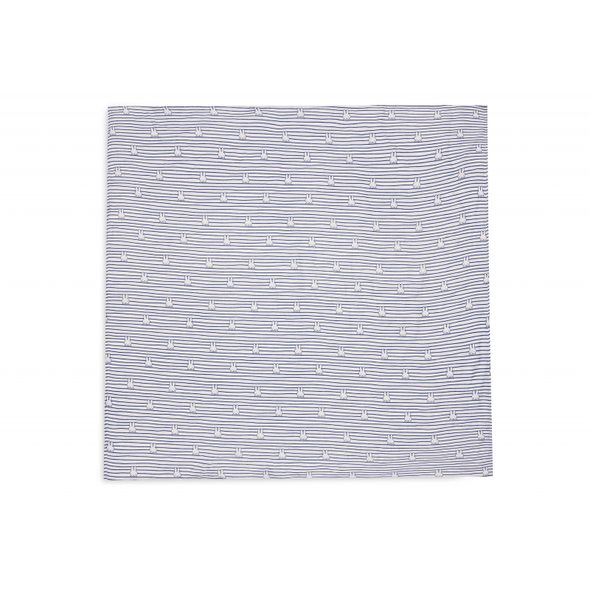 JOLLEIN PLENY ZAVINOVACÍ 2KS 115X115 CM MIFFY STRIPE NAVY - LÁTKOVÉ PLENY ALL IN ONE - PŘEBALOVÁNÍ