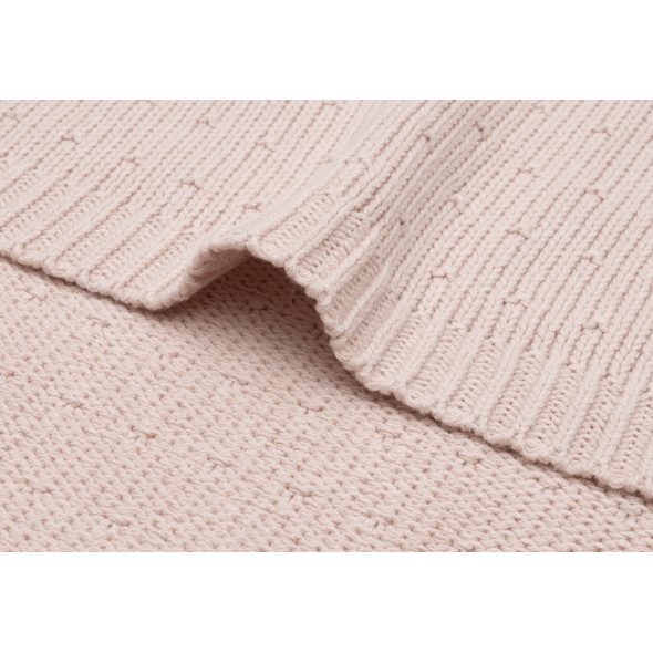 JOLLEIN DEKA 75X100CM SPRINKLE KNIT SILK ROSE - DĚTSKÉ DEKY PRO MIMINKA - SPINKÁNÍ