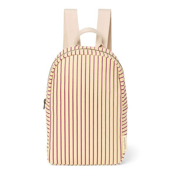 STUDIO NOOS POPLIN MINI BACKPACK BATŮŽEK BUTTER YELLOW STRIPED - DOPLŇKY - PRO MAMINKY