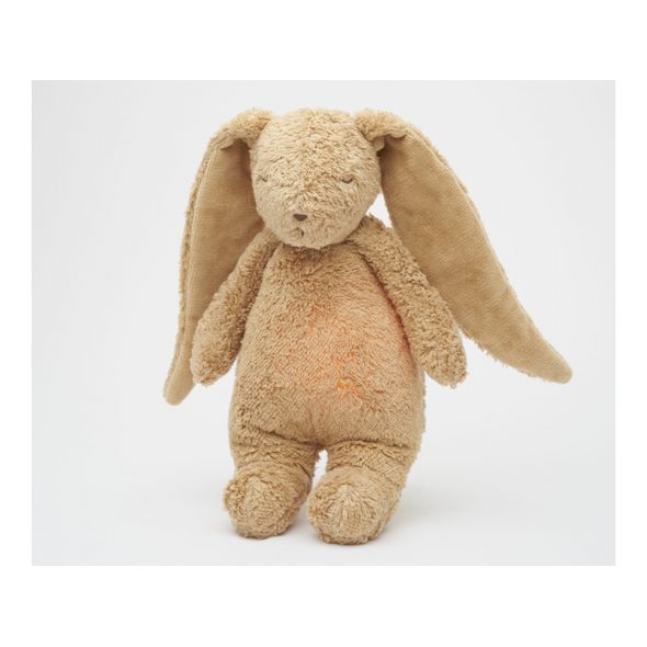 MOONIE USÍNÁČEK ZAJÍČEK 2.0 ORGANIC CAPPUCCINO - USÍNÁČCI MAZLÍCÍ - PRO DĚTI