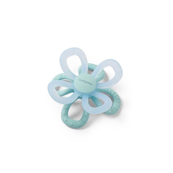 BABYONO KOUSÁTKO SILIKONOVÉ FLOWER - MODRÁ - KOUSÁTKA - PRO DĚTI