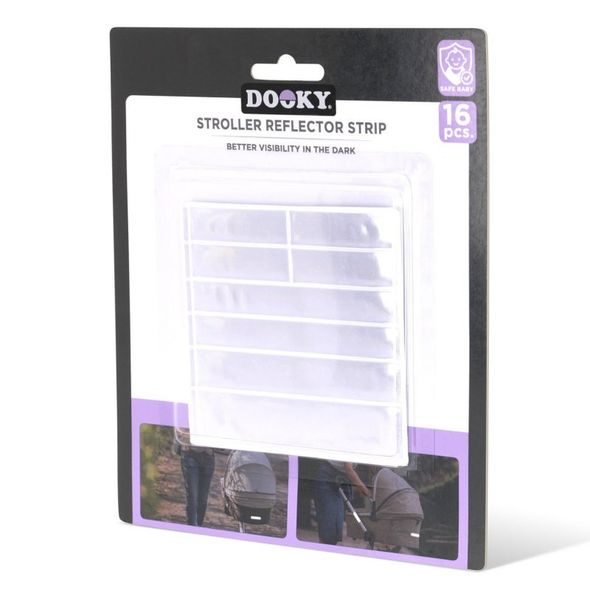 DOOKY REFLEXNÍ PÁSKY NA KOČÁREK 16KS - BEZPEČNOSTNÍ PRVKY - KOČÁRKY A PŘÍSLUŠENSTVÍ