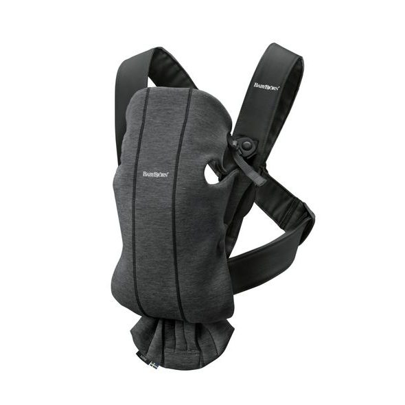 BABYBJÖRN NOSÍTKO MINI CHARCOAL GREY 3D JERSEY - KLOKANKY A ŠÁTKY - NOŠENÍ & SPORT