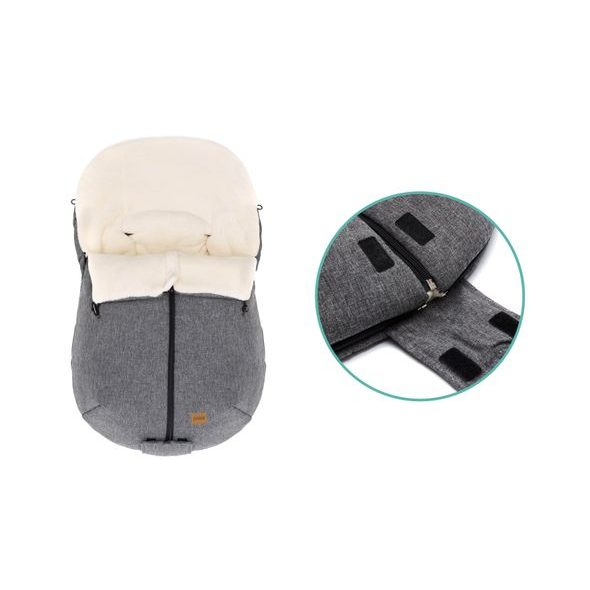 FILLIKID FUSAK ZIMNÍ SELLA GR.0 GREY MELANGE - FUSAKY DO KOČÁRKU - KOČÁRKY A PŘÍSLUŠENSTVÍ