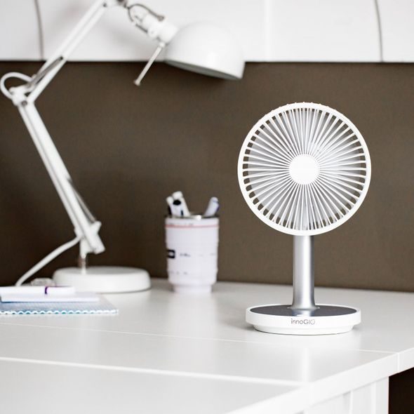 INNOGIO STOLNÍ USB VENTILÁTOR S PODSVÍCENÍM GIO AIR MIDI - ZVLHČOVAČE A ČISTIČKY VZDUCHU - SPINKÁNÍ