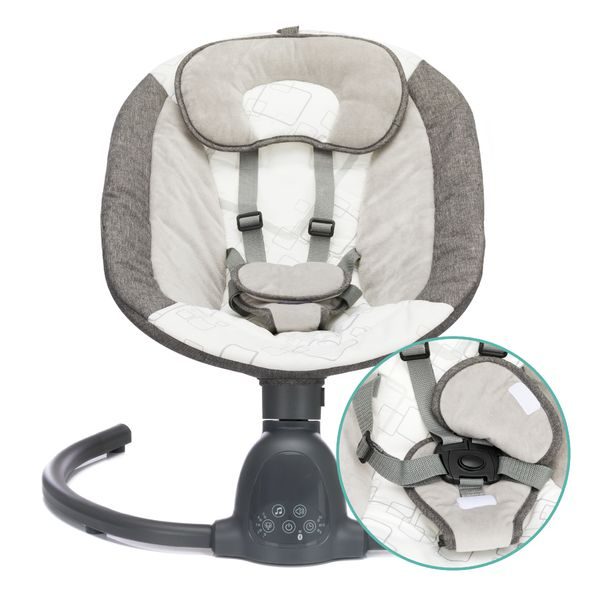 FILLIKID ELEKTRICKÁ HOUPAČKA LUNA GREY - LEHÁTKA A HOUPADLA - SPINKÁNÍ