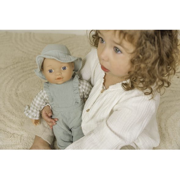 LITTLE DUTCH OBLEČENÍ NA PANENKU BABY GREEN CHECK - PANENKY A KOČÁRKY - PRO DĚTI