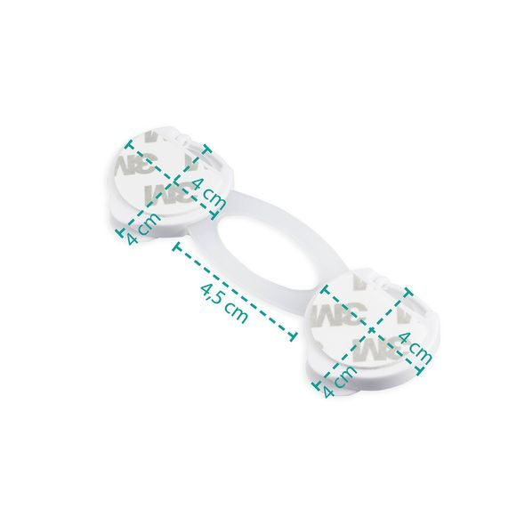 ZOPA MINI ZÁMEK SKŘÍNĚK OHEBNÝ 2KS - BEZPEČNOST DĚTÍ V DOMÁCNOSTI - KOUPÁNÍ A ZDRAVÍ