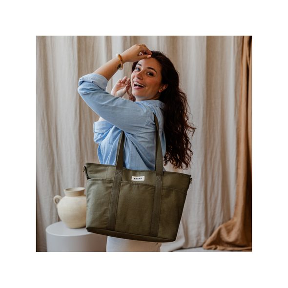 BEABA PŘEBALOVACÍ TAŠKA MADRID SEAGRASS - PŘEBALOVACÍ TAŠKY - KOČÁRKY A PŘÍSLUŠENSTVÍ