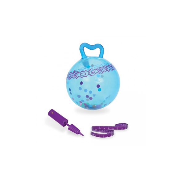 B-TOYS SKÁKACÍ MÍČ HOP N’ GLOW MODRÝ - NAFUKOVACÍ SKÁKADLA - PRO DĚTI