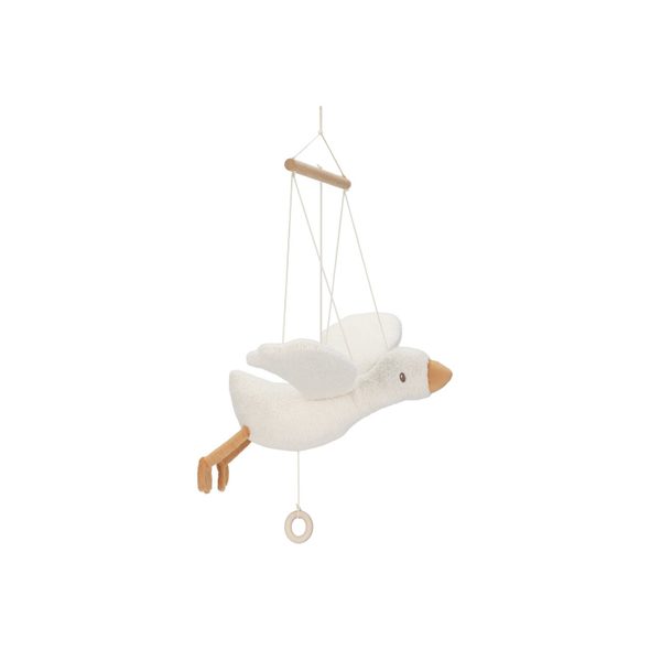 LITTLE DUTCH DEKORATIVNÍ LÉTAJÍCÍ HUSA NEWBORN NATURALS - FARMA - PRO DĚTI