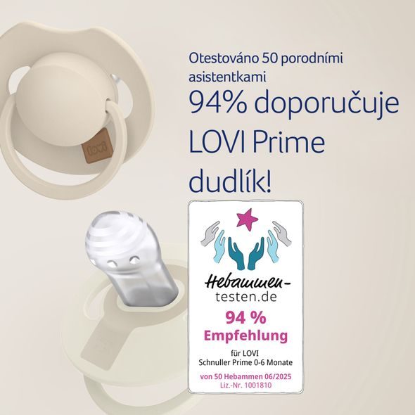 LOVI DUDLÍK SILIKONOVÝ DYNAMICKÝ PRIME 0-6M 1KS BLUSH - ŠIDÍTKA A DOPLŇKY - KRMENÍ