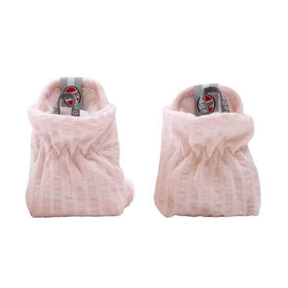 LODGER SLIPPER SEERSUCKER TAN 0 - 3 MĚSÍCE - BOTIČKY - PRO DĚTI