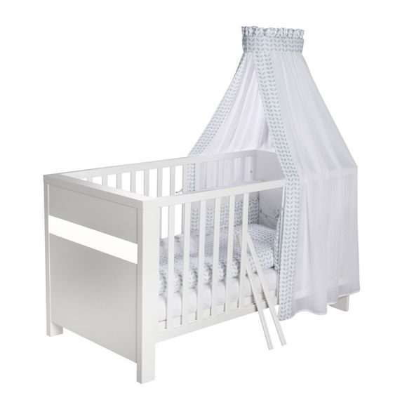 SCHARDT PLANET WHITE DĚTSKÁ POSTÝLKA 70X140CM - DŘEVĚNÉ POSTÝLKY - SPINKÁNÍ