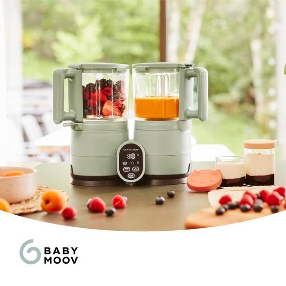 BABYMOOV MULTIFUNKČNÍ PŘÍSTROJ NUTRIBABY GLASS CELADON GREEN - KUCHYŇSKÉ PŘÍSTROJE - KRMENÍ