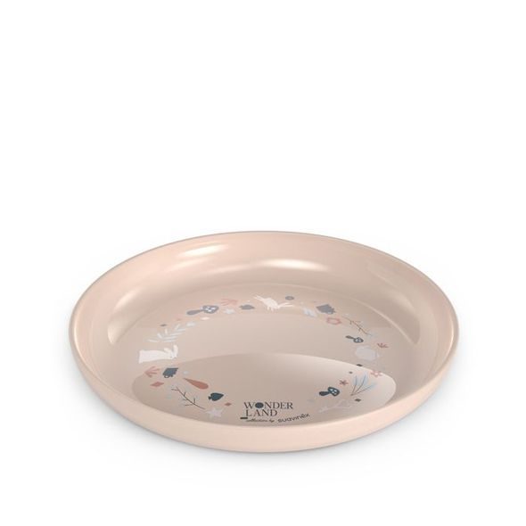 SUAVINEX JÍDELNÍ SET WONDERLAND +6 M - RŮŽOVÝ - MISKY, TALÍŘKY A PODLOŽKY - KRMENÍ