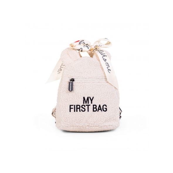 CHILDHOME DĚTSKÝ BATOH MY FIRST BAG TEDDY OFF WHITE - BATOHY A TAŠKY - PRO DĚTI