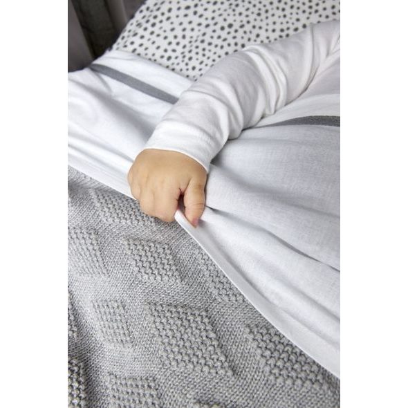 MEYCO DEKA DIAMOND - GREY MELANGE - DĚTSKÉ DEKY PRO MIMINKA - SPINKÁNÍ