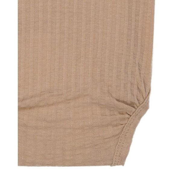 LODGER ROMPER LS SEERSUCKER BEIGE 68 - BODY - PRO DĚTI