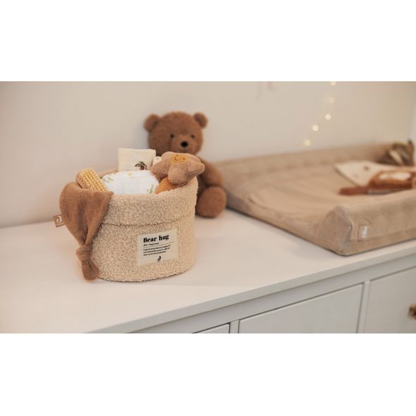 JOLLEIN KOŠÍK NA TOALETNÍ POTŘEBY BOUCLE NATUREL - DOPLŇKY KOUPÁNÍ - KOUPÁNÍ A ZDRAVÍ