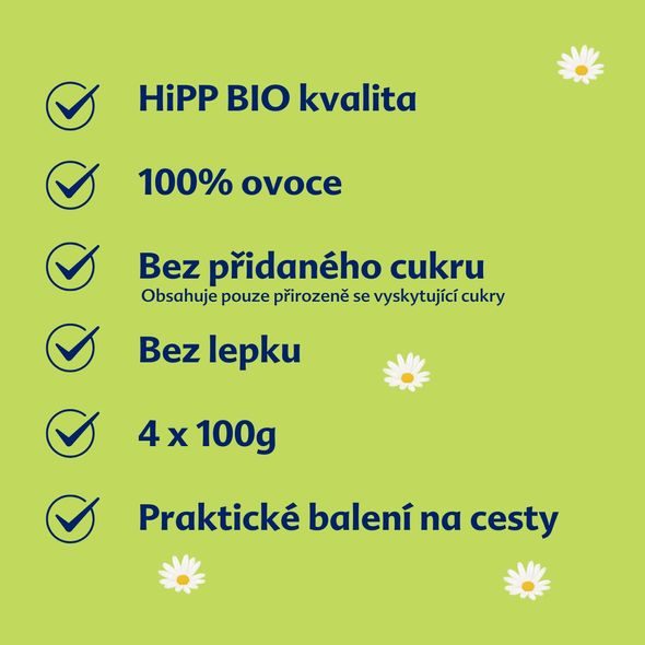 HIPP BIO JABLKA S BROSKVEMI - OVOCE/DEZERTY - KRMENÍ