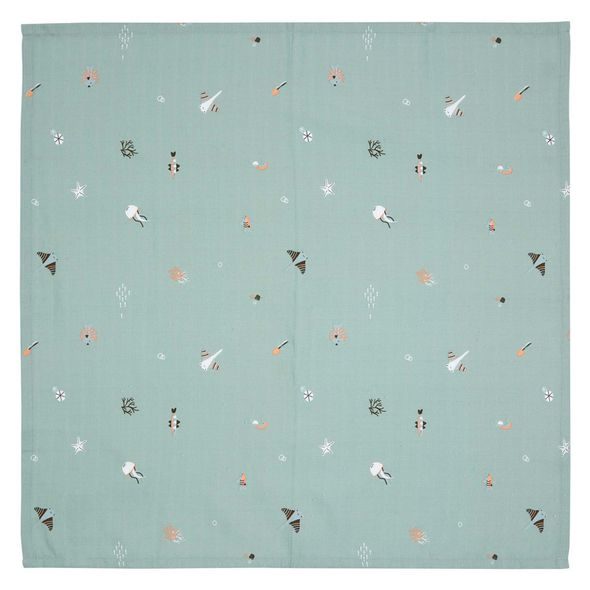 BEBE-JOU MUŠELÍNOVÁ PLENKA 70X70 CM SET 3KS OCEAN VIBES - LÁTKOVÉ PLENY SKLÁDANÉ - PŘEBALOVÁNÍ