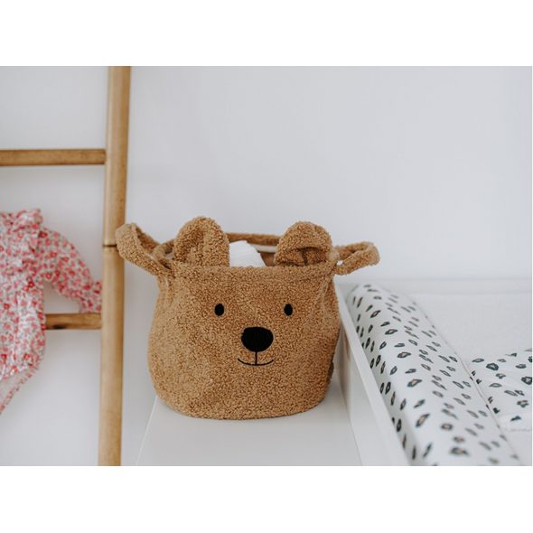 CHILDHOME KOŠ NA HRAČKY TEDDY 25X20X20 CM - BOXY NA HRAČKY - SPINKÁNÍ
