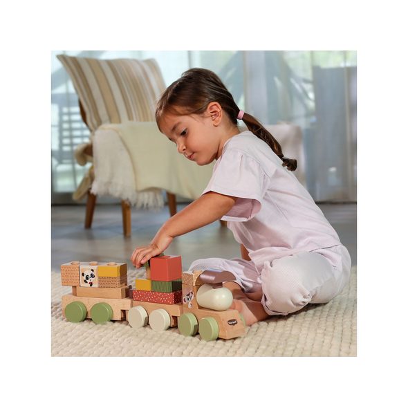 TINY LOVE VLÁČEK DŘEVĚNÝ BOHO CHIC - VLÁČKY - PRO DĚTI