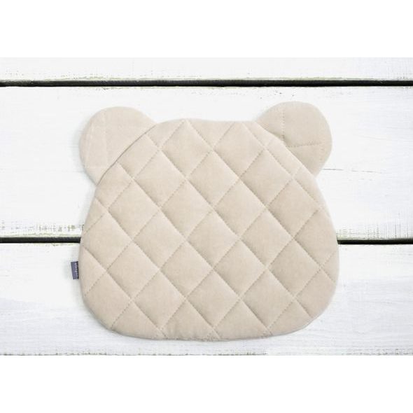 SLEEPEE POLŠTÁŘ ROYAL BABY TEDDY BEAR PILLOW PÍSKOVÁ - POLŠTÁŘKY PRO MIMINKA (PODHLAVNÍČKY) - SPINKÁNÍ