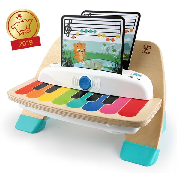 BABY EINSTEIN HRAČKA DŘEVĚNÁ HUDEBNÍ KLAVÍR MAGIC TOUCH HAPE 12M+ - HUDEBNÍ - PRO DĚTI