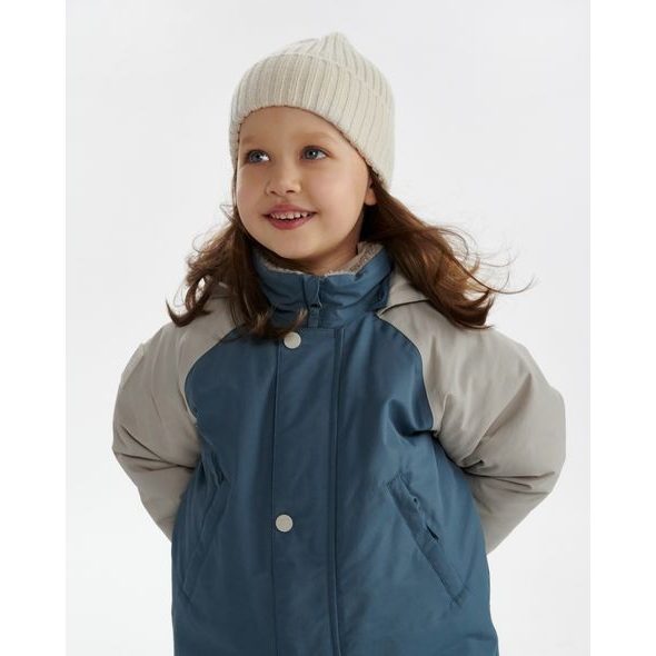 LEOKID ZIMNÍ KOMBINÉZA COLOR BLOCK SALT BLUE VEL. 4 - 5 LET (VEL. 104) - ZIMNÍ KOMBINÉZY - PRO DĚTI