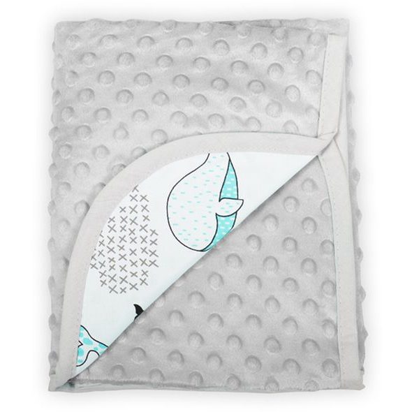 TOMI DEKA MINKY VELRYBA - DĚTSKÉ DEKY PRO MIMINKA - SPINKÁNÍ