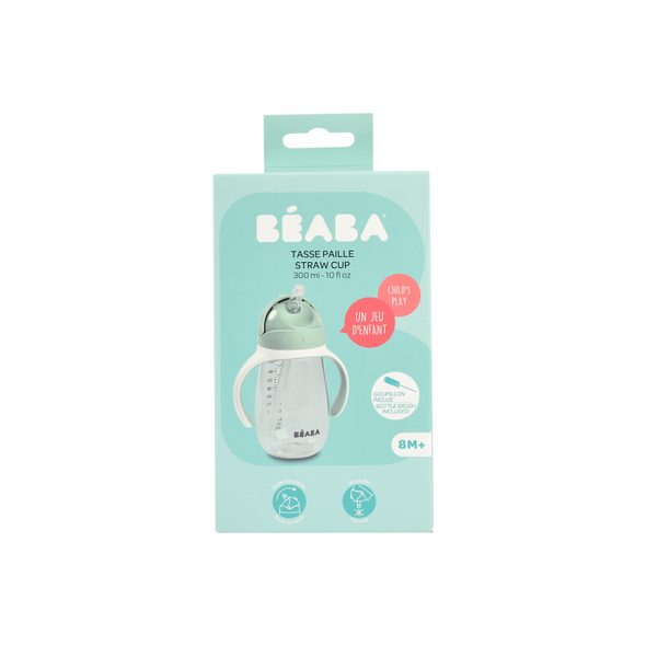 BEABA HRNEK S BRČKEM 300ML SAGE GREEN - DĚTSKÉ HRNEČKY - KRMENÍ
