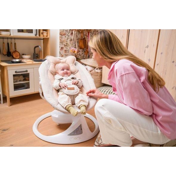 MOMI ELEKTRICKÉ HOUPÁTKO MOMI PEARL ŠEDÉ - LEHÁTKA A HOUPADLA - SPINKÁNÍ