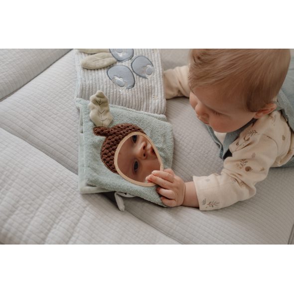 LITTLE DUTCH TEXTILNÍ KNÍŽKA S AKTIVITAMI FOREST FRIENDS - KNÍŽKY PRO NEJMENŠÍ - PRO DĚTI