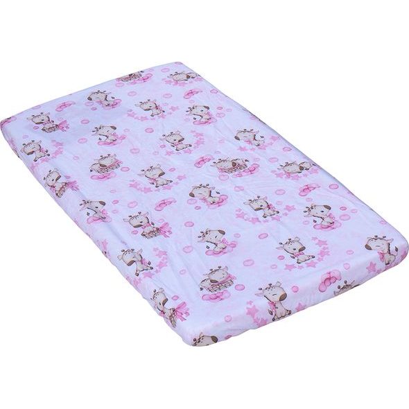 SCARLETT PROSTĚRADLO DO POSTÝLKY FIKI RŮŽOVÉ 120X60 CM - PROSTĚRADLA - SPINKÁNÍ