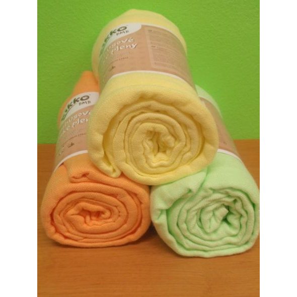 KIKKO BAMBUSOVÁ OSUŠKA XKKO BMB 90X100 COLOURS - ZAVINOVACÍ PLENY / OSUŠKY VELKÉ - PŘEBALOVÁNÍ