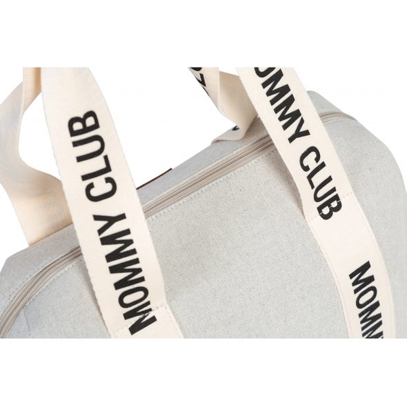 CHILDHOME PŘEBALOVACÍ TAŠKA MOMMY CLUB SIGNATURE CANVAS OFF WHITE - PŘEBALOVACÍ TAŠKY - KOČÁRKY A PŘÍSLUŠENSTVÍ